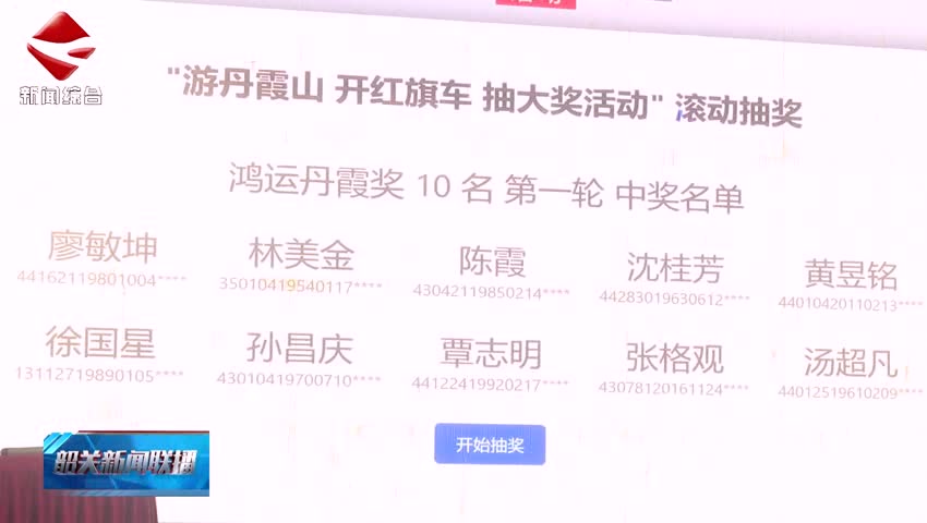 “游丹霞山 開(kāi)紅旗車(chē)”首場(chǎng)抽獎(jiǎng)活動(dòng)揭幕